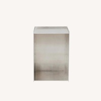 Frama Light Gray Stainless Steel Nightstands