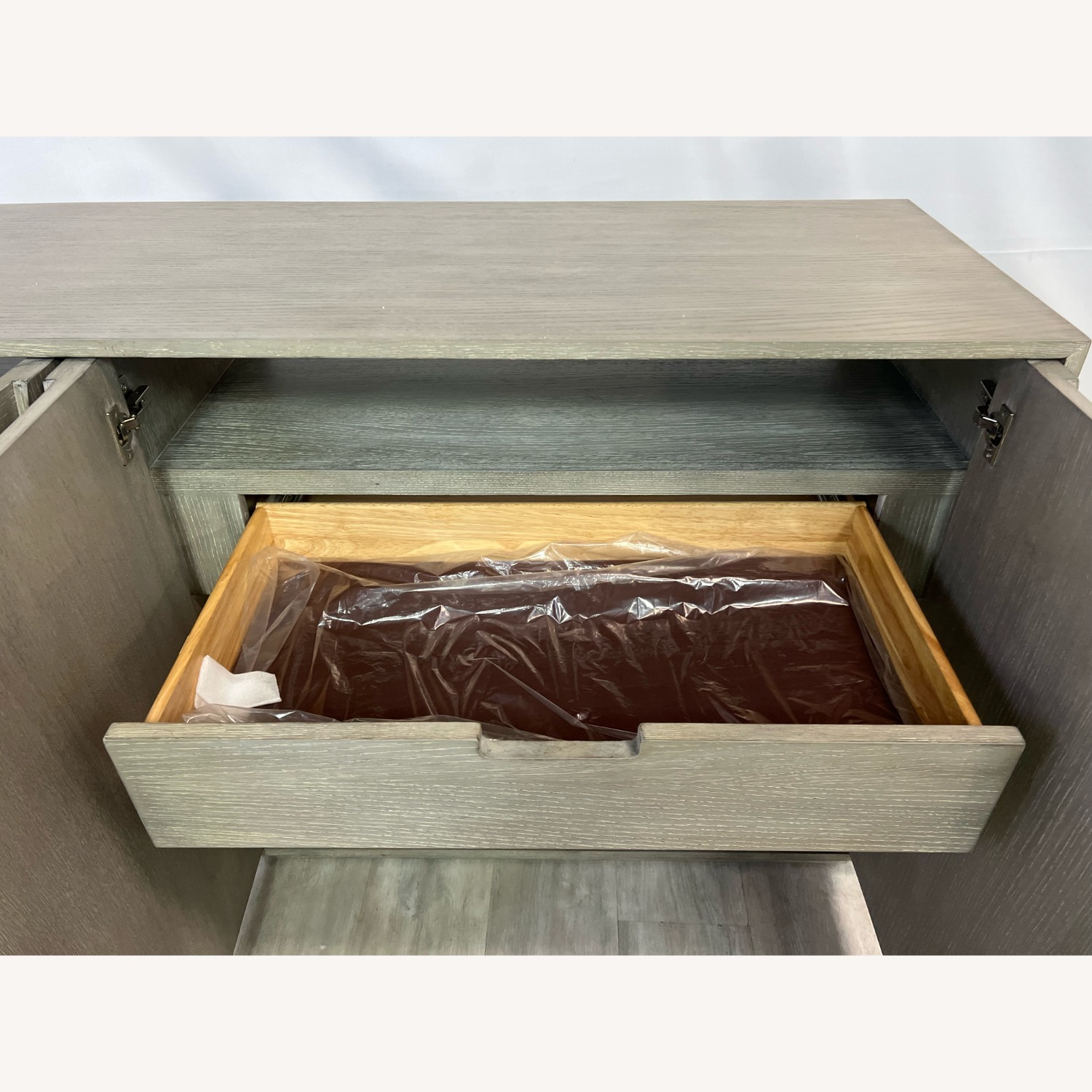 Bernhardt Linea Buffet in Cerused Oak Veneer - image-2