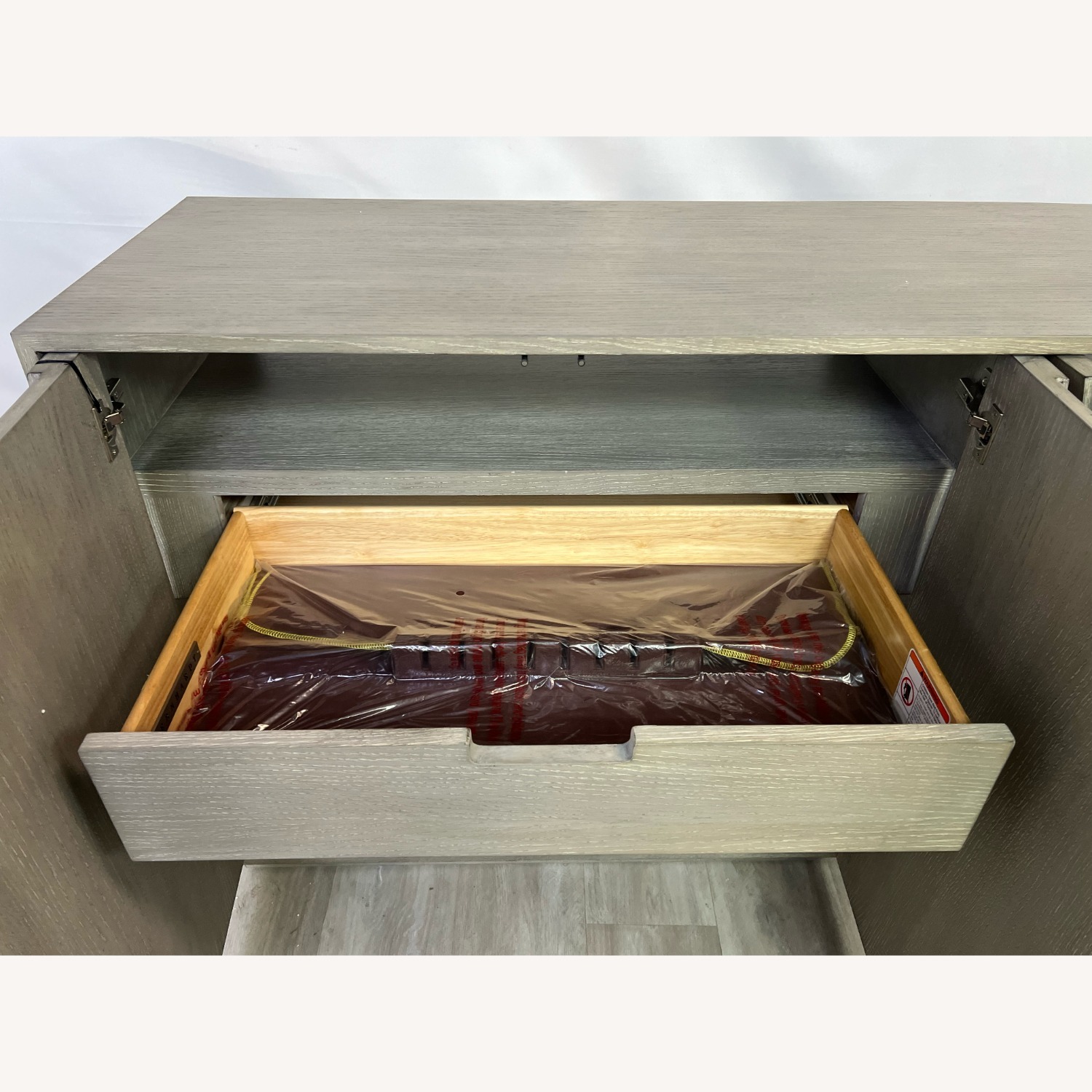 Bernhardt Linea Buffet in Cerused Oak Veneer - image-11