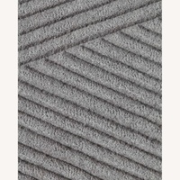 Northern Co Light Gray Wool Area Rug 6' x 9'