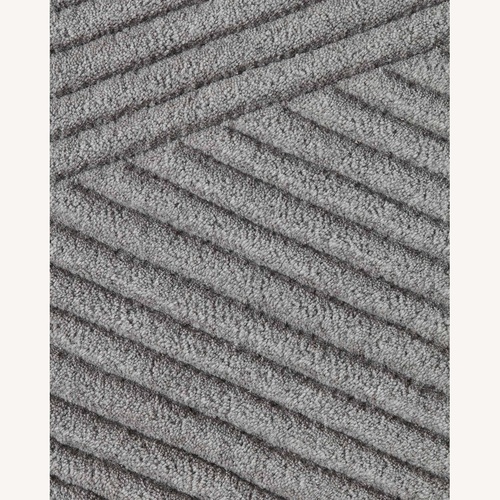 Used Northern Co Light Gray Wool Area Rug 6' x 9' for sale on AptDeco