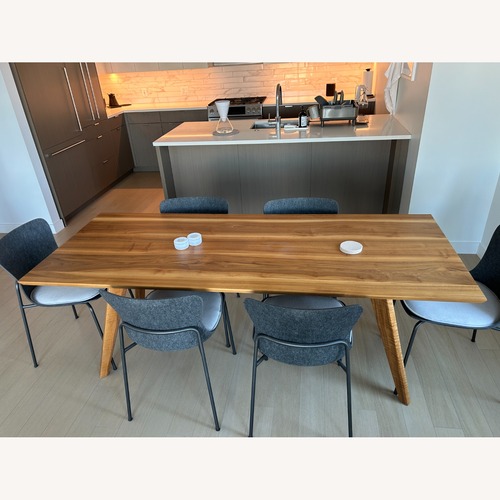 Used Zeitraum Natural Wood Dining Set for sale on AptDeco