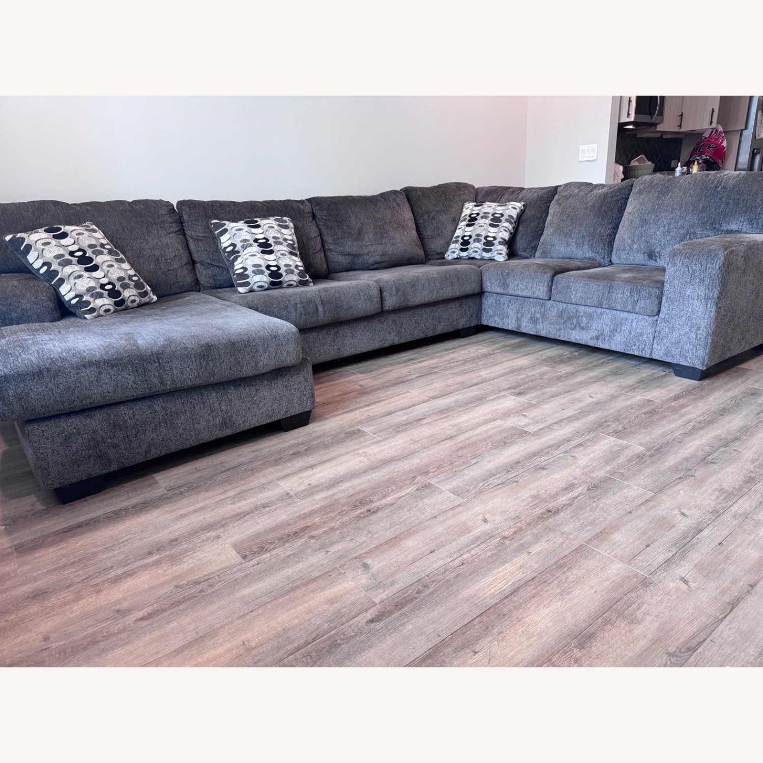 Ashley Furniture Light Gray 3+ Piece Sectional - image-1