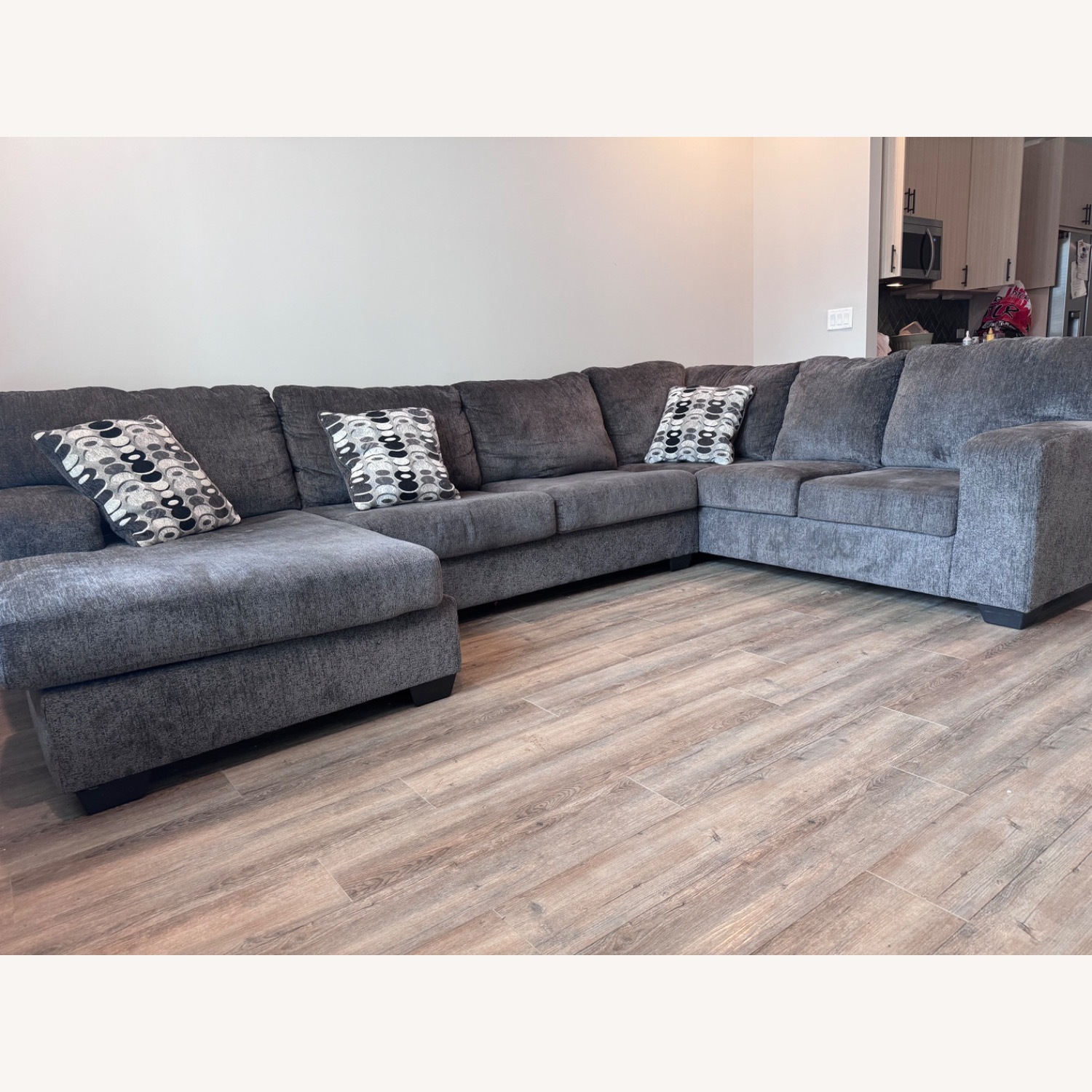 Ashley Furniture Light Gray 3+ Piece Sectional - image-2