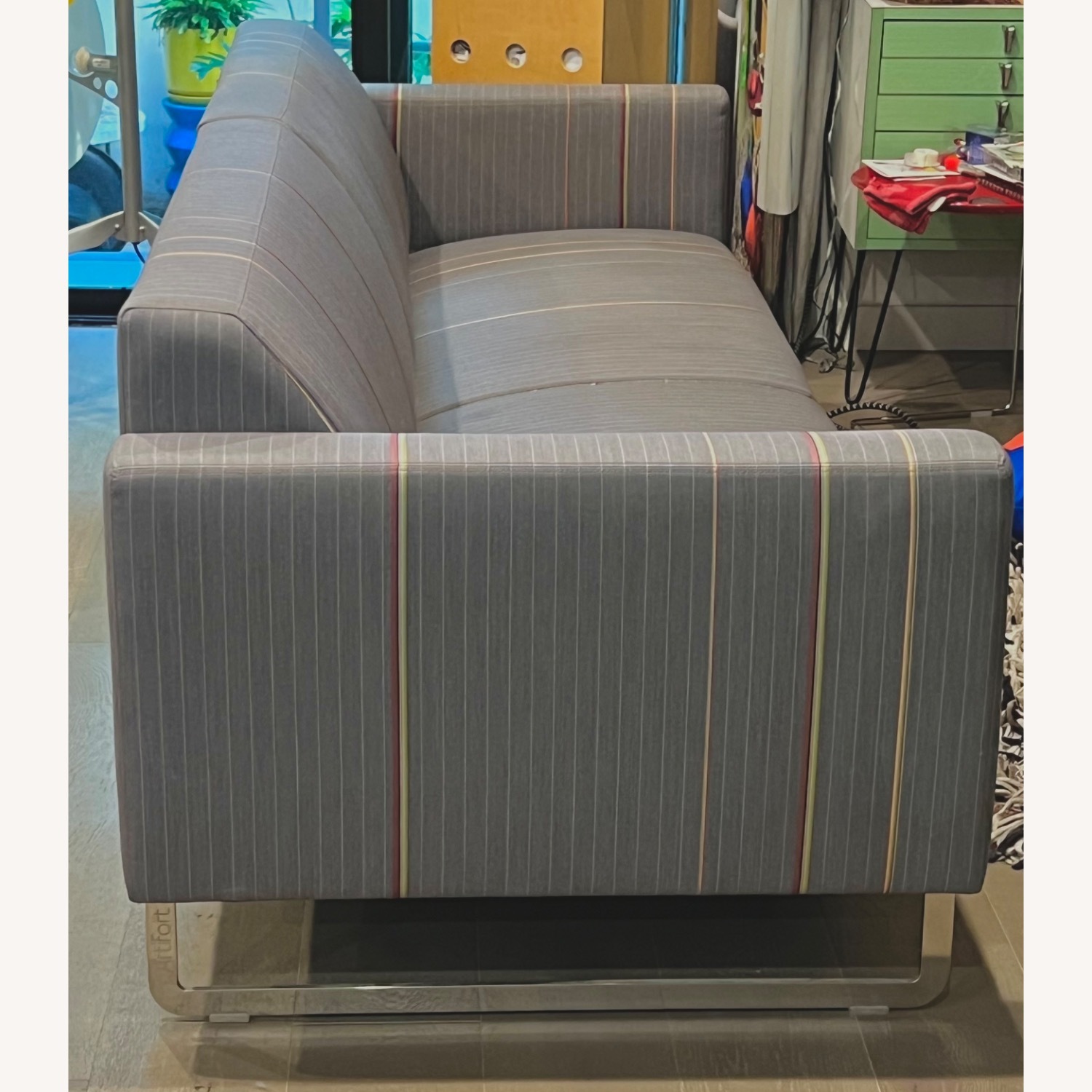 Artifort Paul Smith Gray Wool 3-seat Modern Sofa - image-7