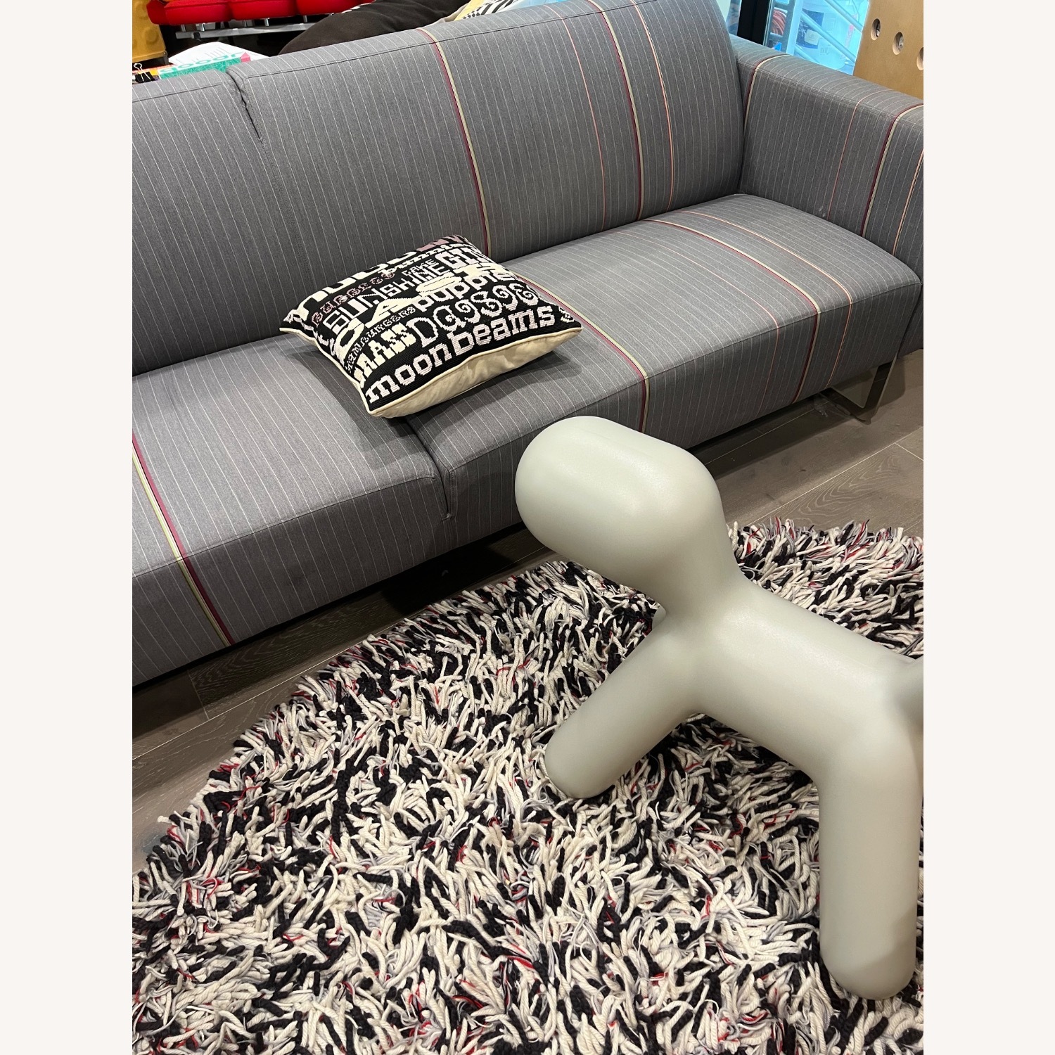 Artifort Paul Smith Gray Wool 3-seat Modern Sofa - image-6