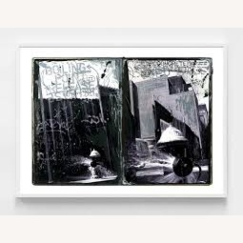 Used ‘Water the Concrete’ B+W cityscape by Linda Zacks for sale on AptDeco