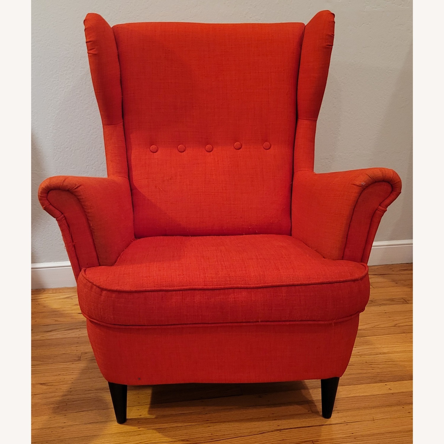 IKEA Strandmon Accent Chair and Ottoman - image-6