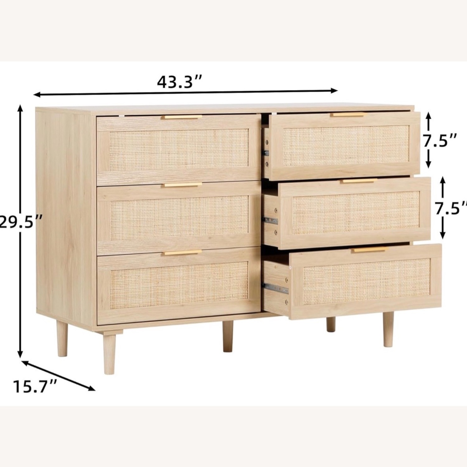 Natural Fabric Dresser - image-2