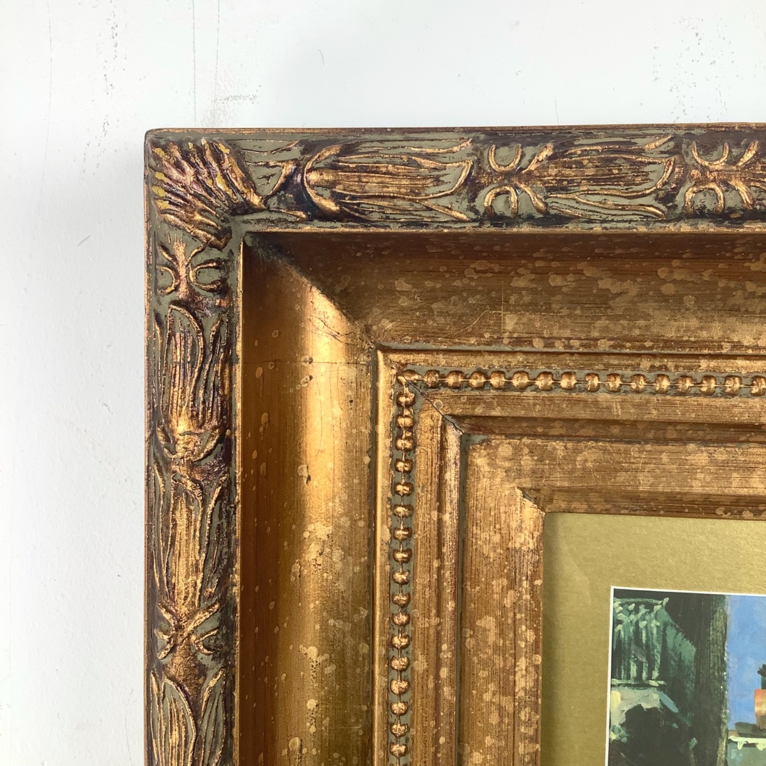 Old World European Canal Scene Vintage Print - image-4