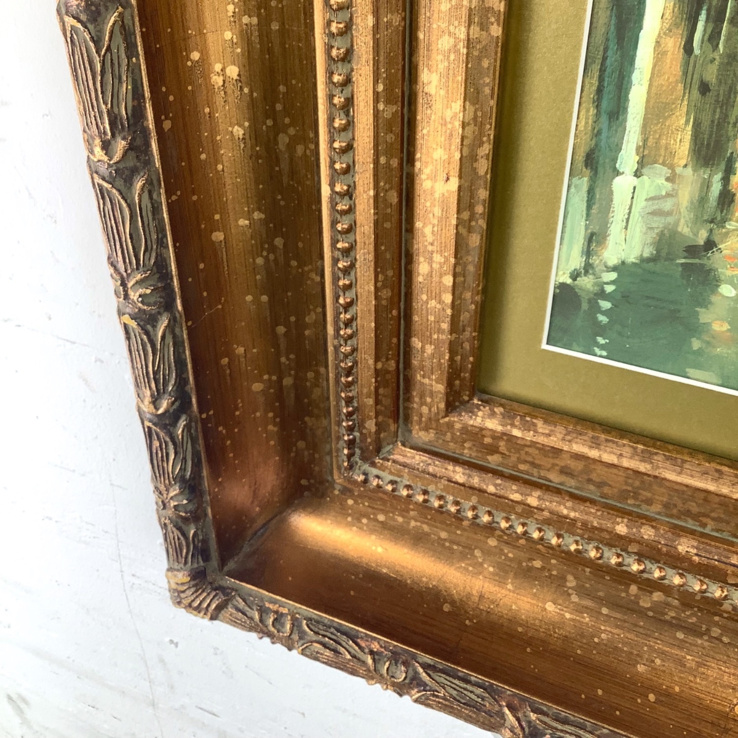 Old World European Canal Scene Vintage Print - image-9