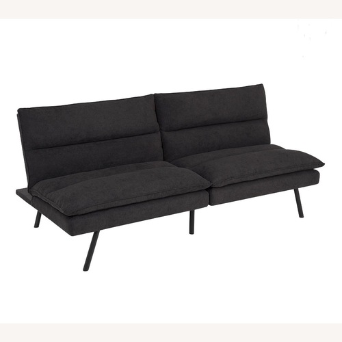 Used Black Fabric Futon for sale on AptDeco
