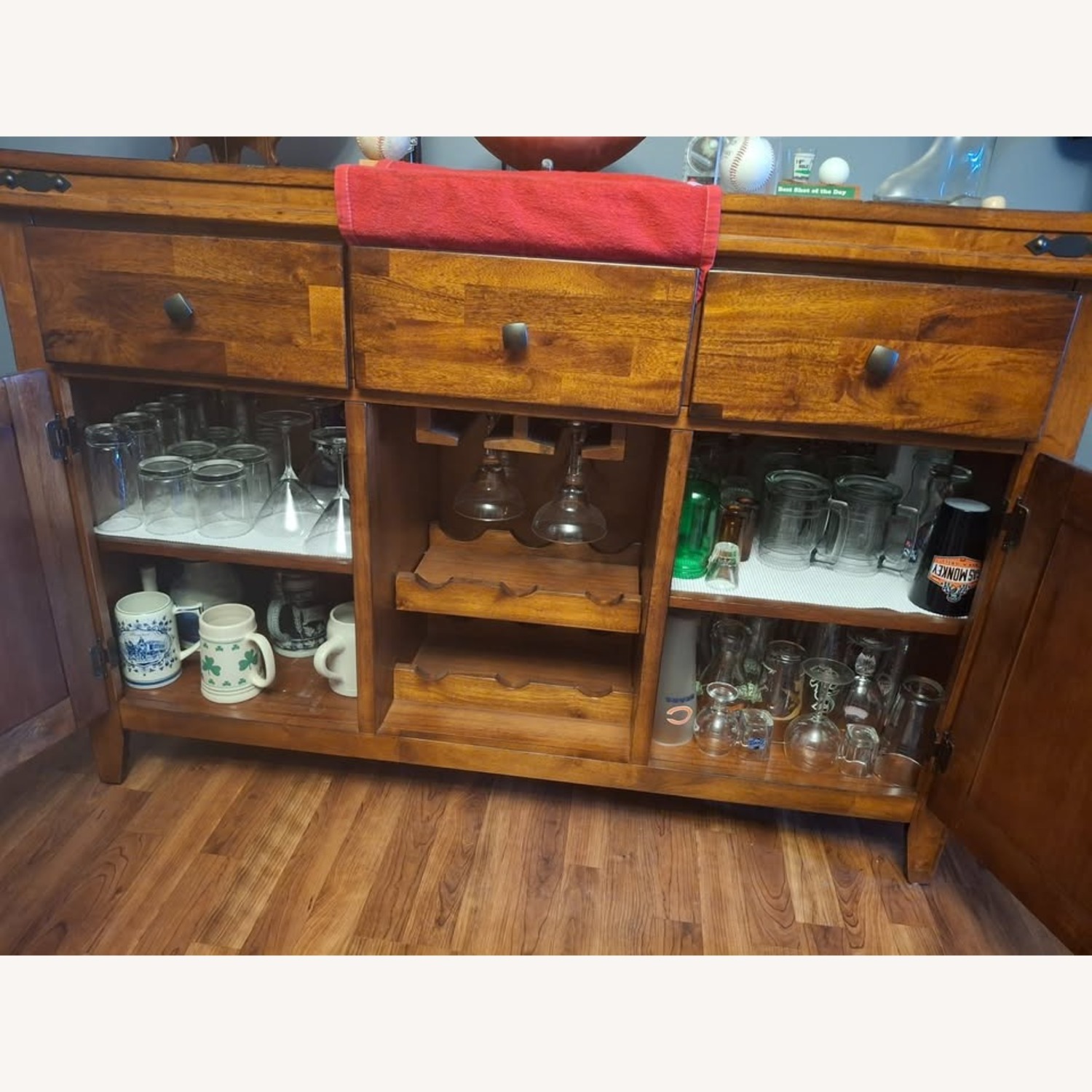 Wooden Sideboard Cabinet - image-1