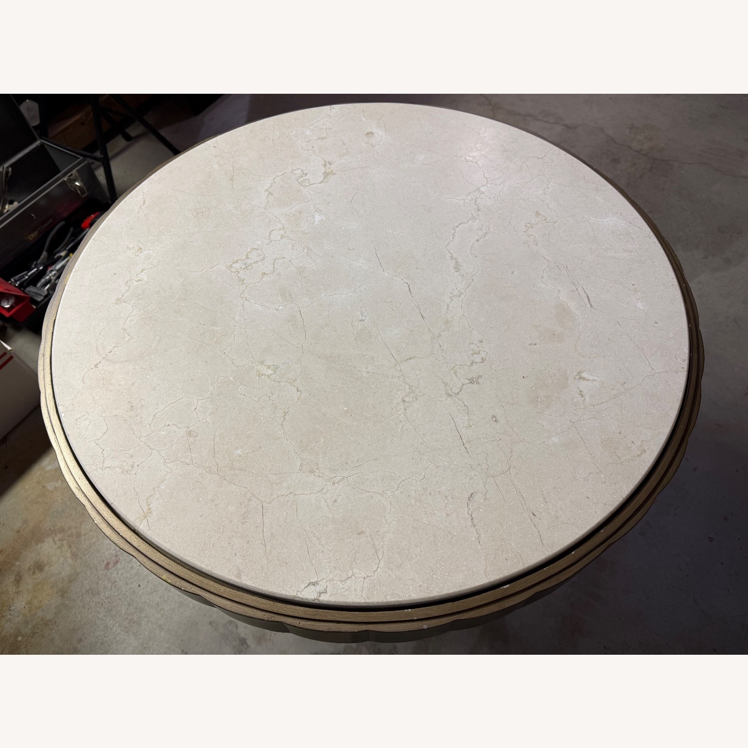 Barbara Barry Designed Marble Top Side Table - image-12