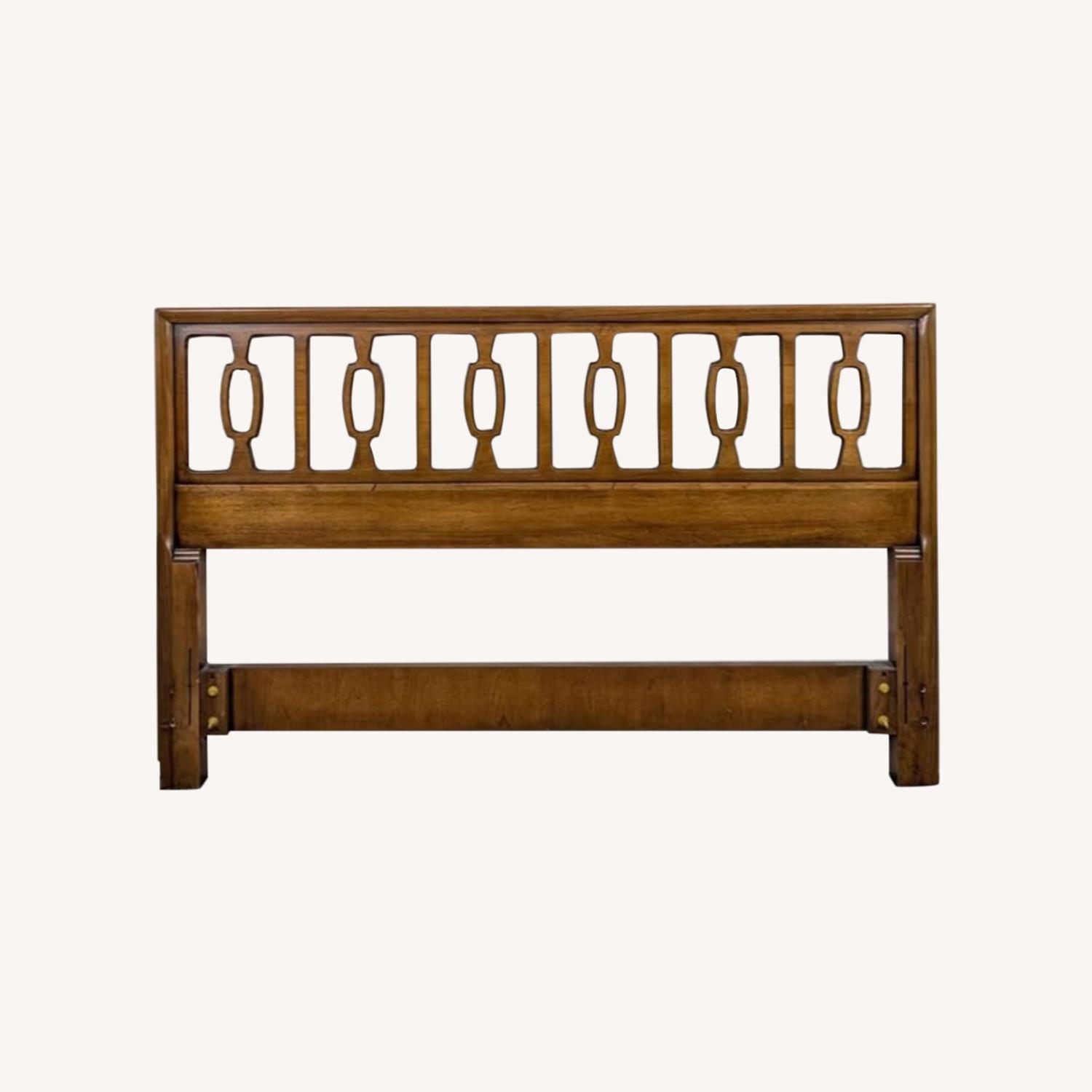 MCM Meridian Collection Queen Headboard by Drexel - image-0