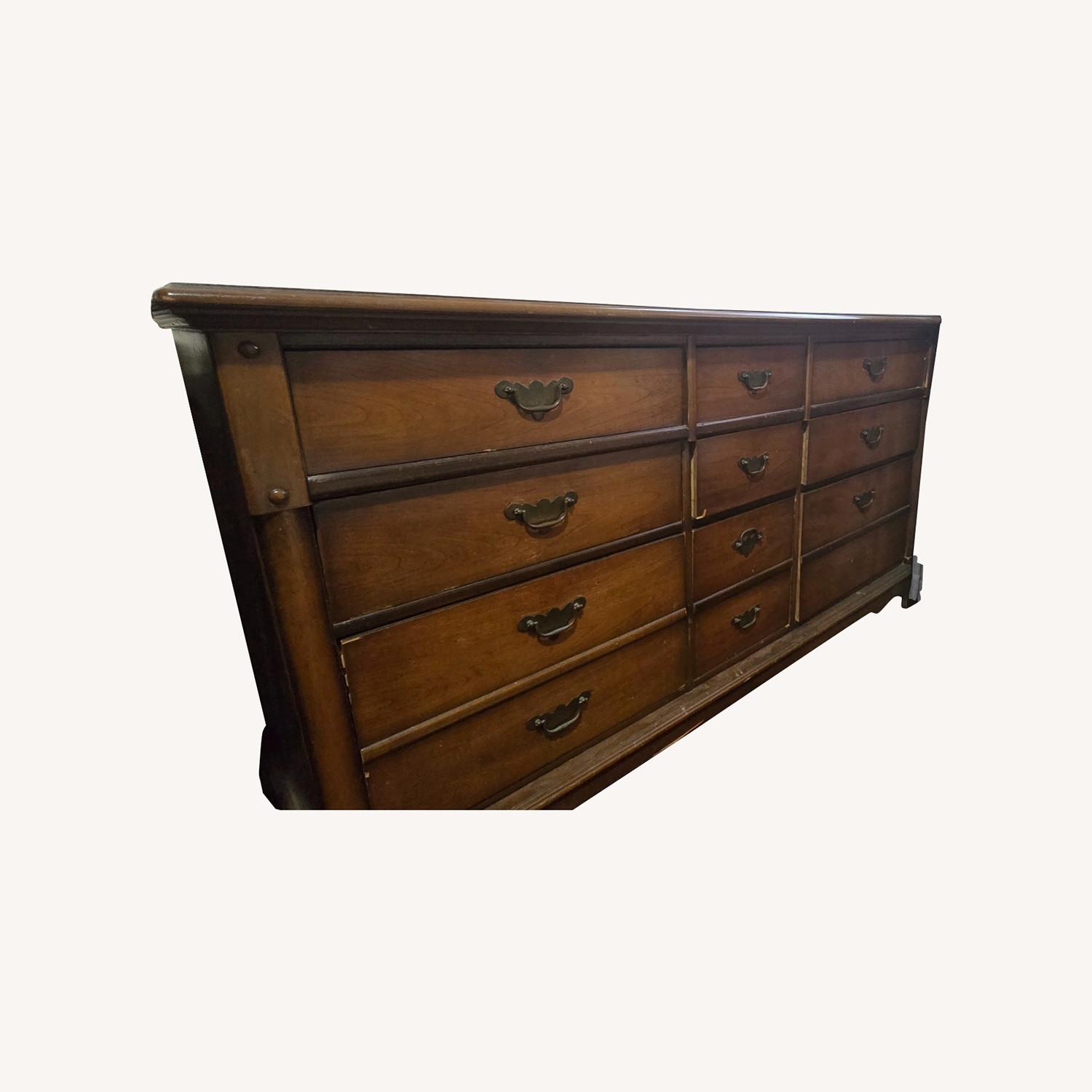 Maple Corner Woodworks Dark Brown Wood Dresser - image-0