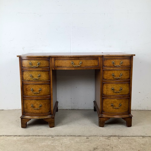Used Vintage French Provincial Vanity Desk with Burl for sale on AptDeco