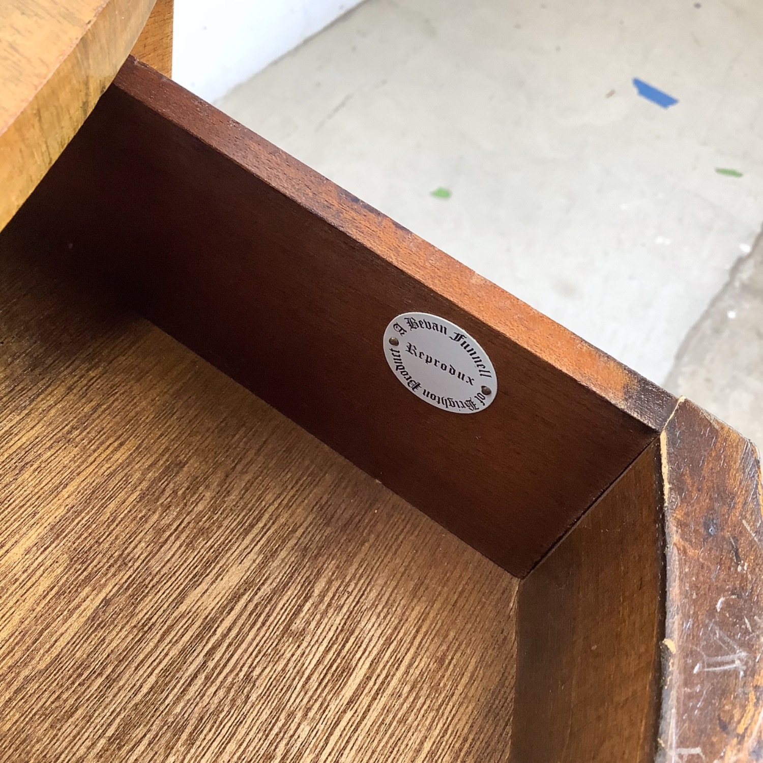 Vintage French Provincial Vanity Desk with Burl - image-13