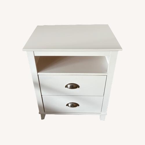 Used White Wood Nightstands  for sale on AptDeco