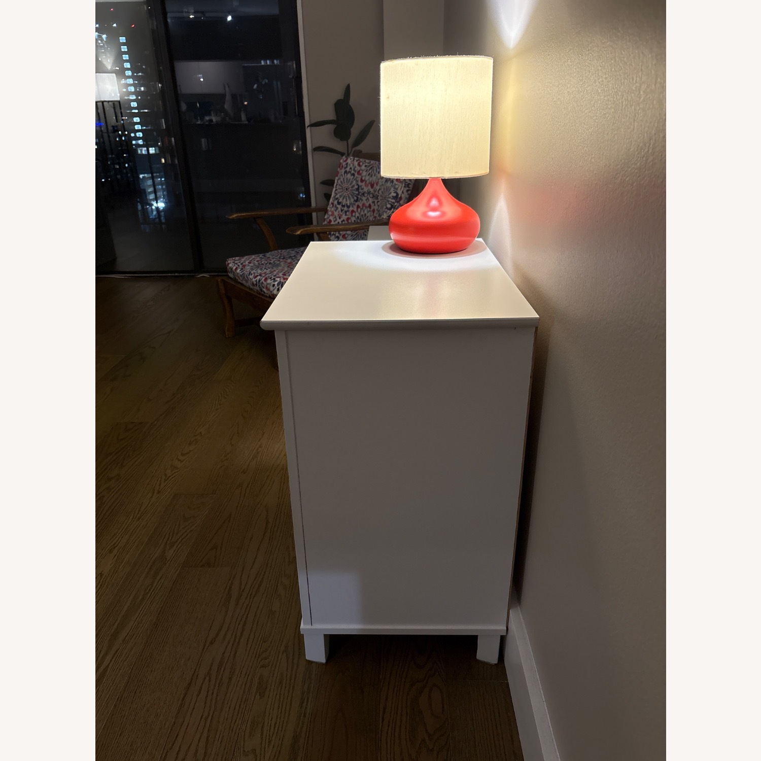White Wood Nightstands  - image-2