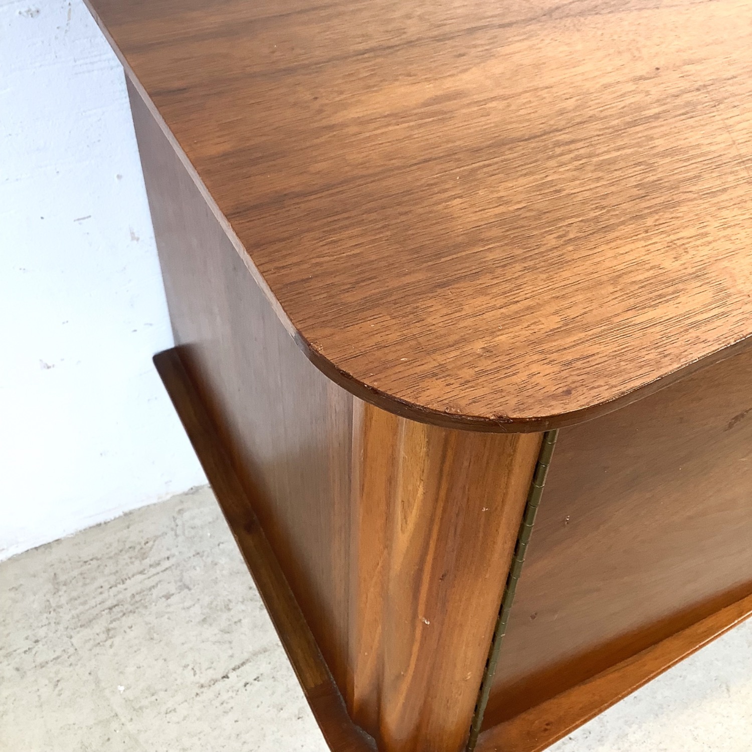 Mid-Century Walnut Cabinet Nightstands – Pair - image-14