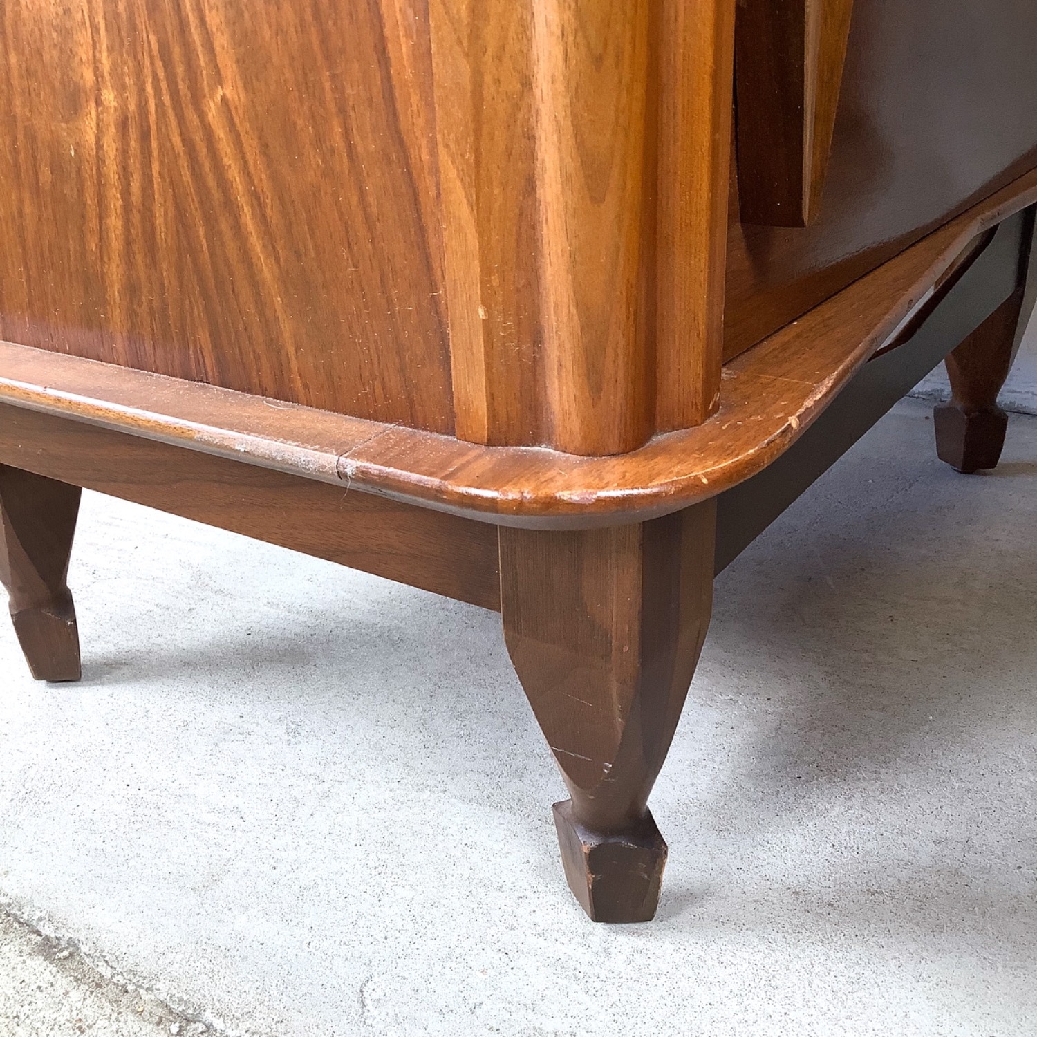 Mid-Century Walnut Cabinet Nightstands – Pair - image-18