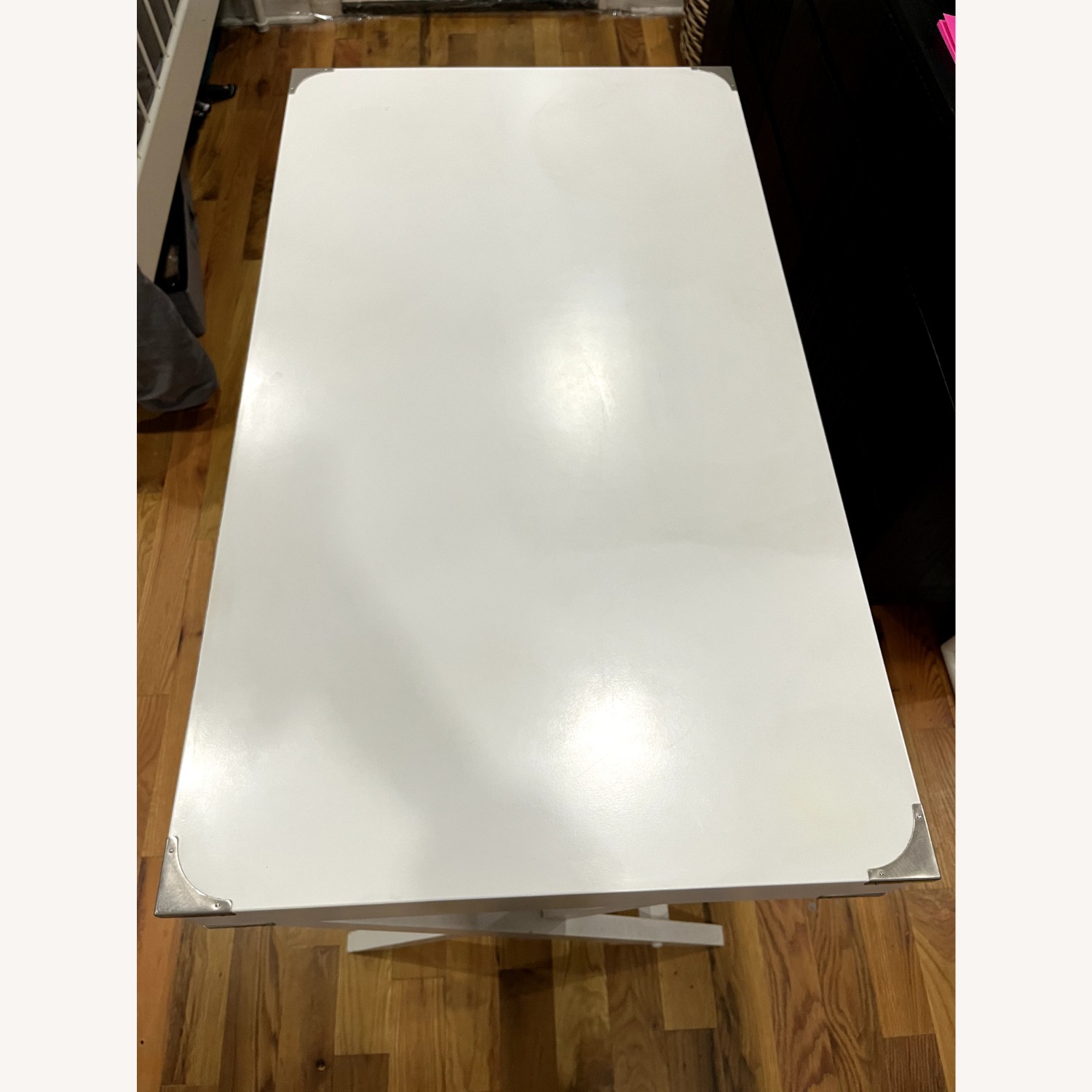 Mercury Row Whetzel Writing Desk in White - image-2