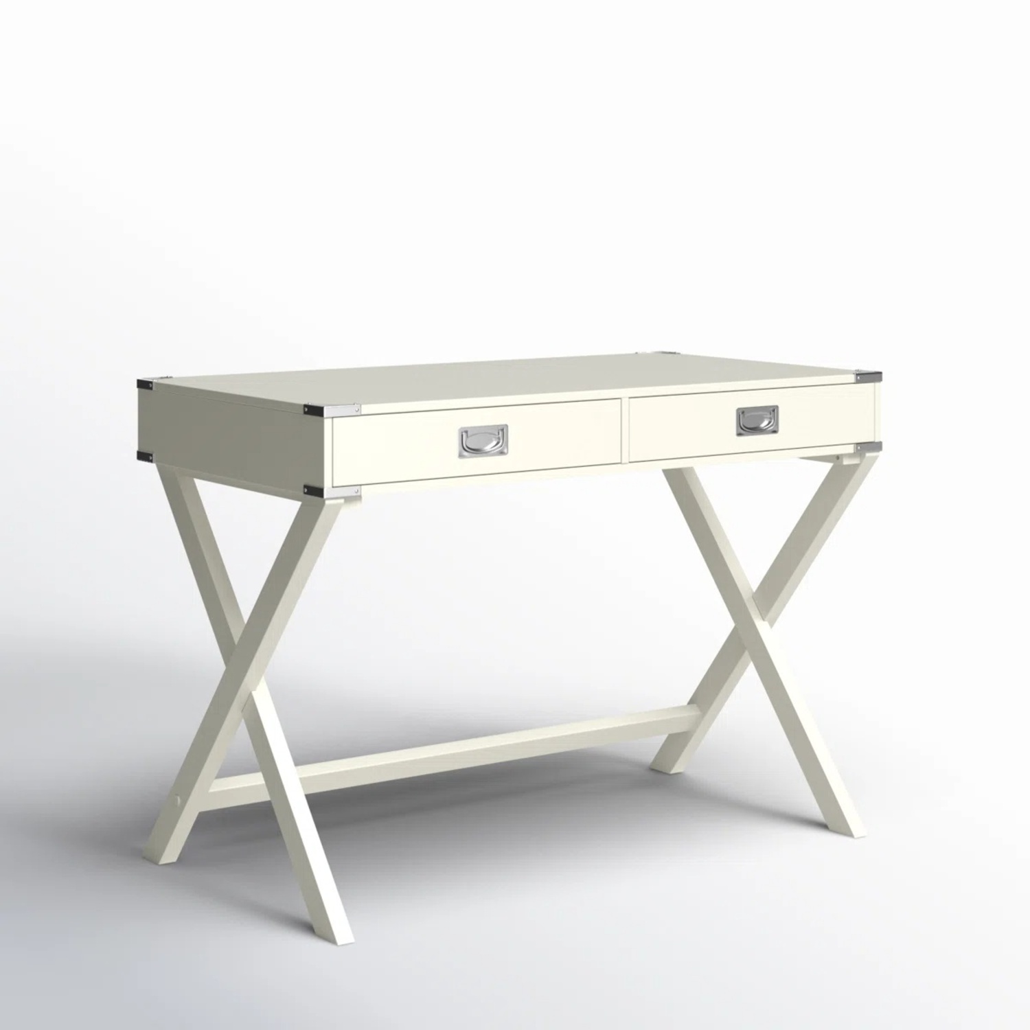Mercury Row Whetzel Writing Desk in White - image-5