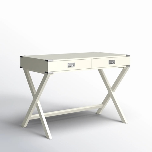 Used Mercury Row Whetzel Writing Desk in White for sale on AptDeco