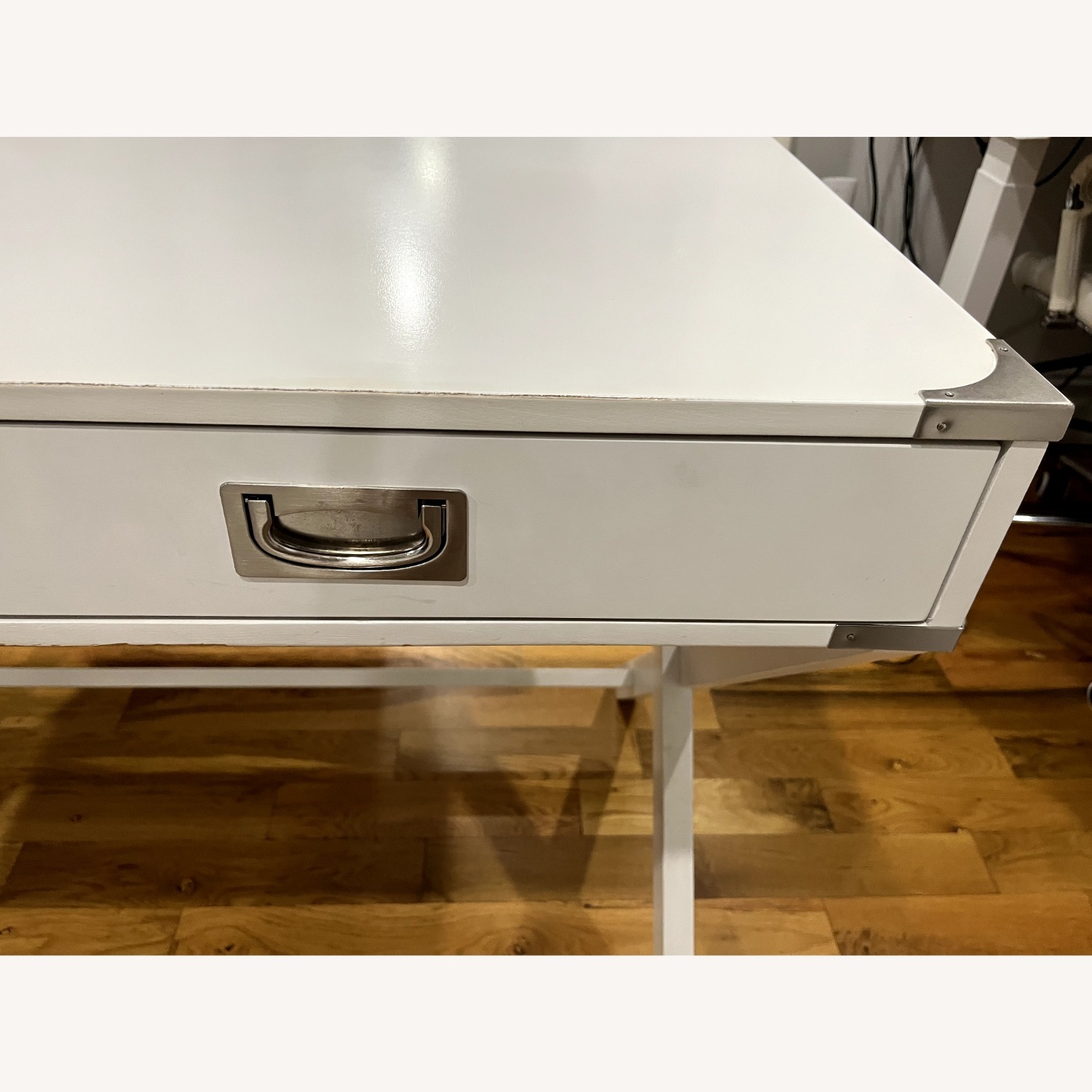 Mercury Row Whetzel Writing Desk in White - image-4