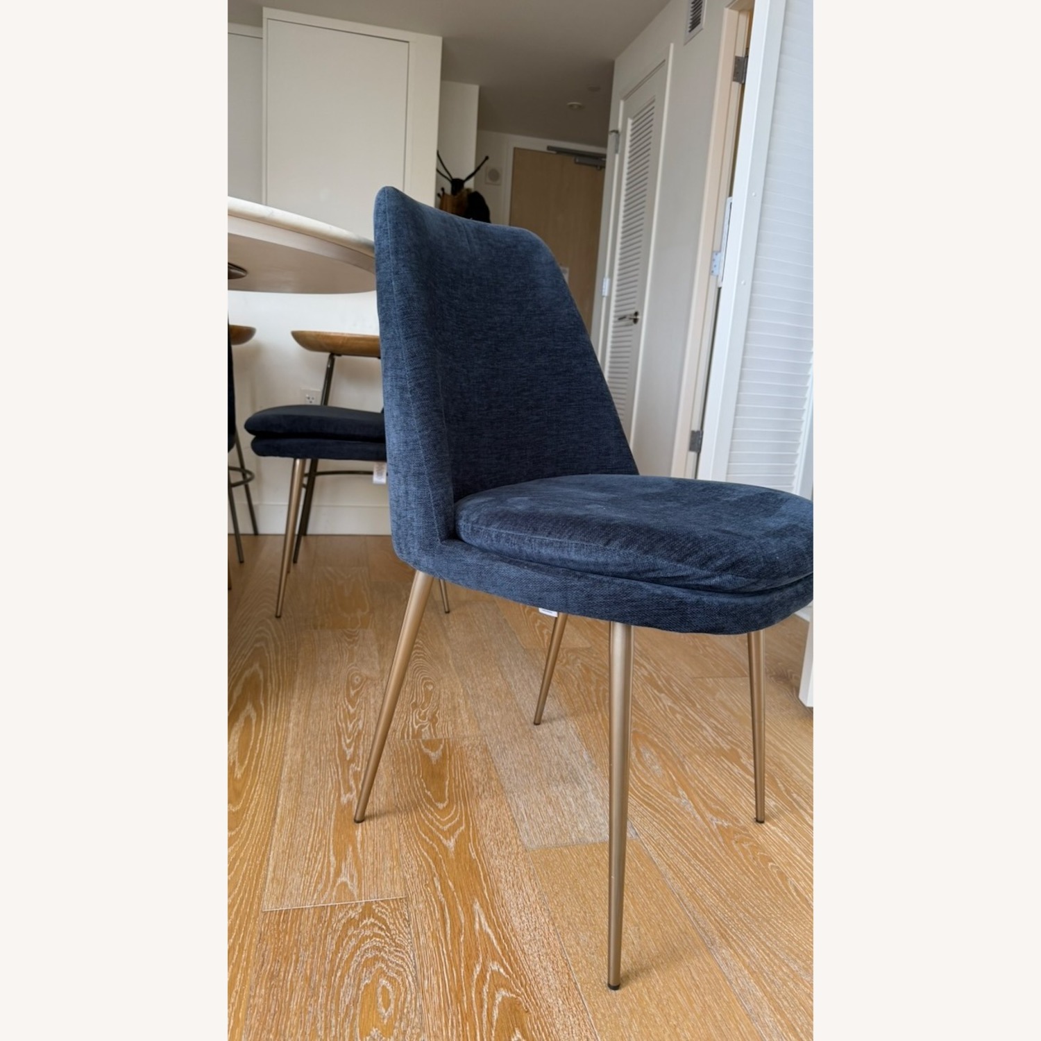 West Elm Finley Dining Chairs - Midnight Blue - image-2