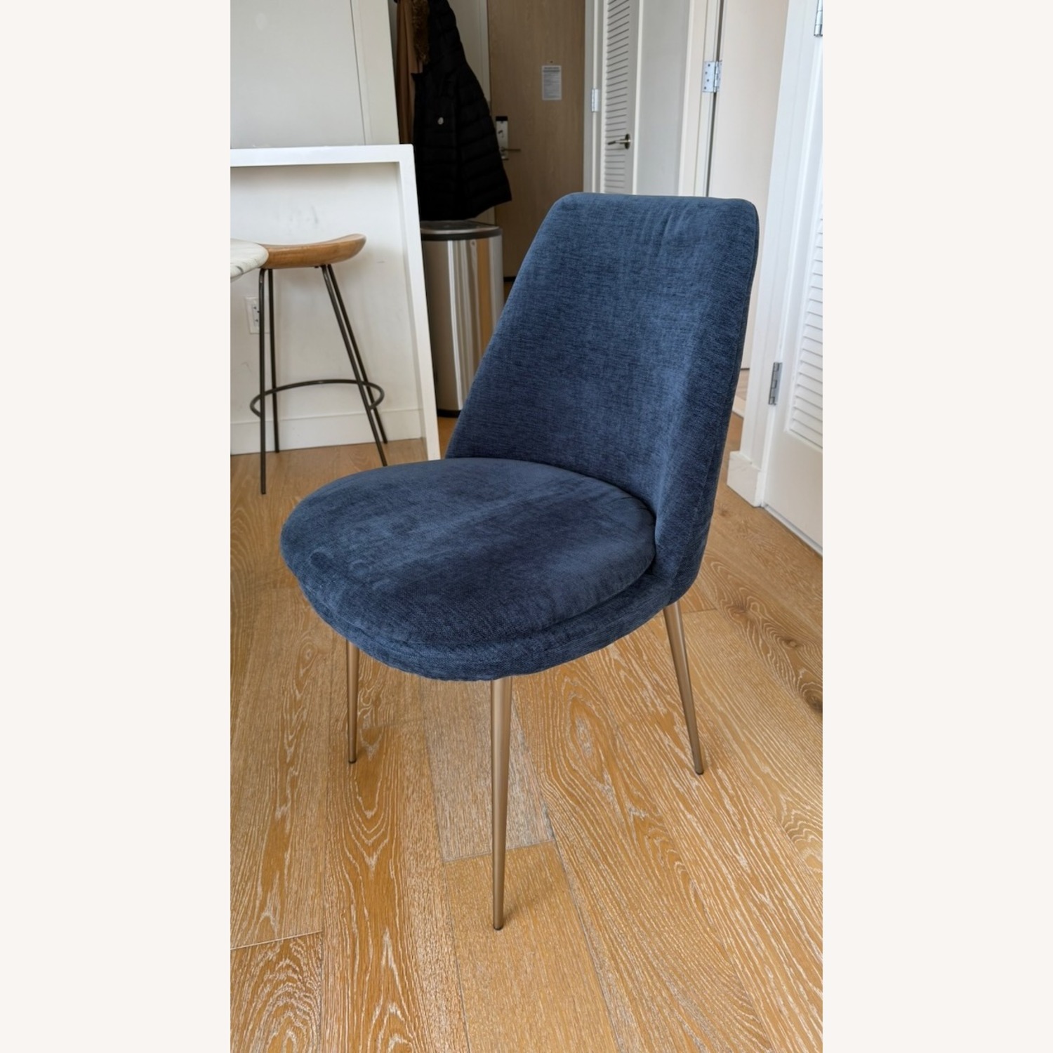 West Elm Finley Dining Chairs - Midnight Blue - image-1