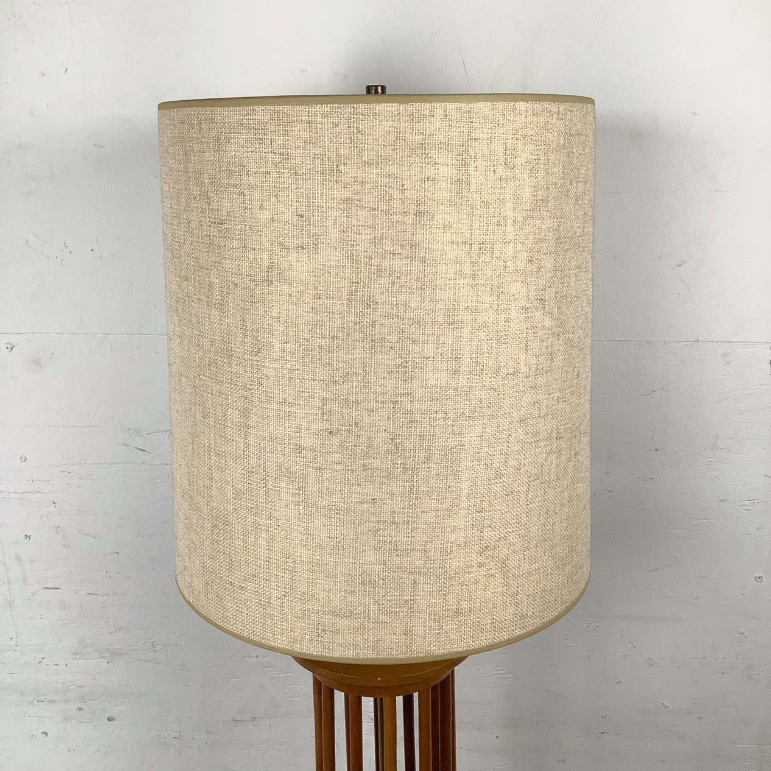 Mid-Century Style Wooden Dowel Table Lamp - image-2