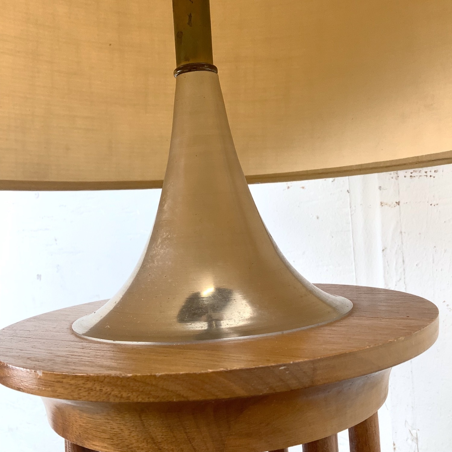 Mid-Century Style Wooden Dowel Table Lamp - image-8
