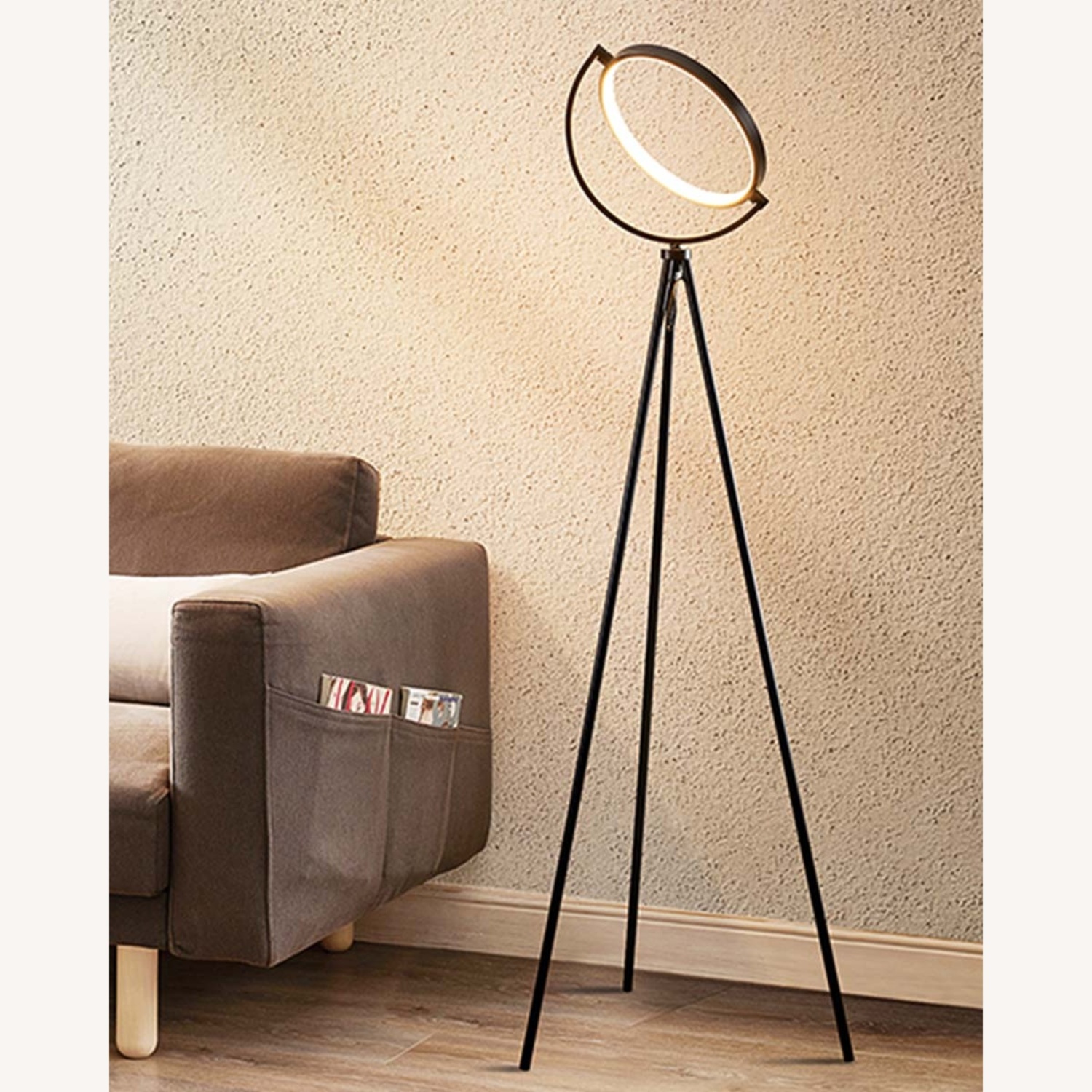 Halo Tripod Floor Lamp - 3 Light Temperatures - image-6