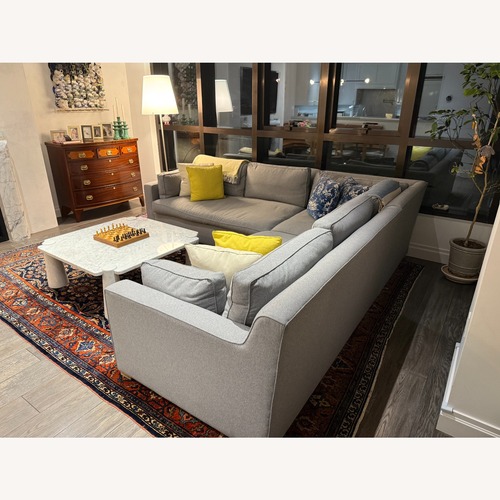 Used Restoration Hardware Belgian Track Arm Upholstered Corner Sectional for sale on AptDeco