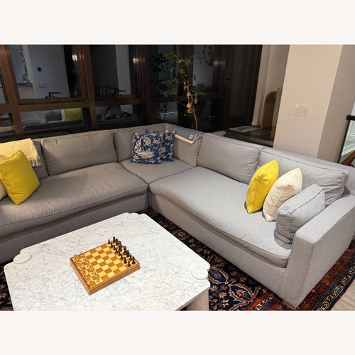 Used Restoration Hardware Belgian Track Arm Upholstered Corner Sectional for sale on AptDeco