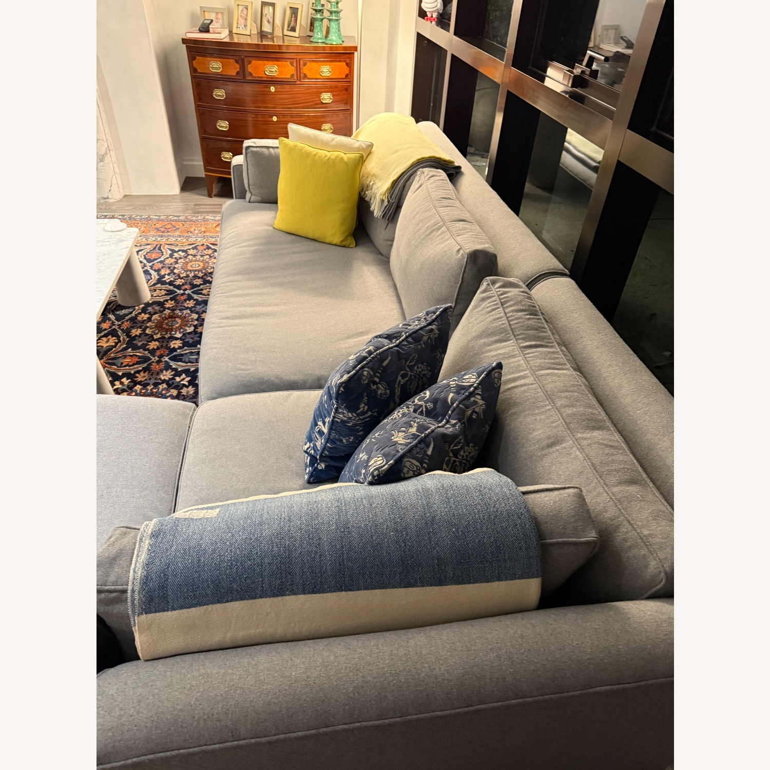 Restoration Hardware Belgian Track Arm Upholstered Corner Sectional - image-5