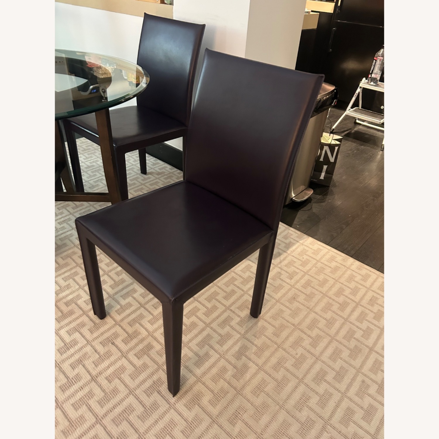 Glass Table Dining Set (4x Chairs) - image-8