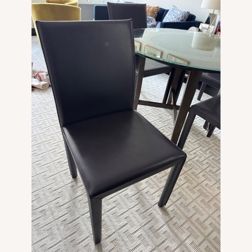 Used Glass Table Dining Set (4x Chairs) for sale on AptDeco