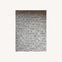 White Fabric Area Rug 10' x 16'