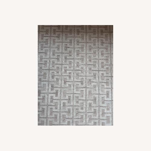 Used White Fabric Area Rug 10' x 16' for sale on AptDeco