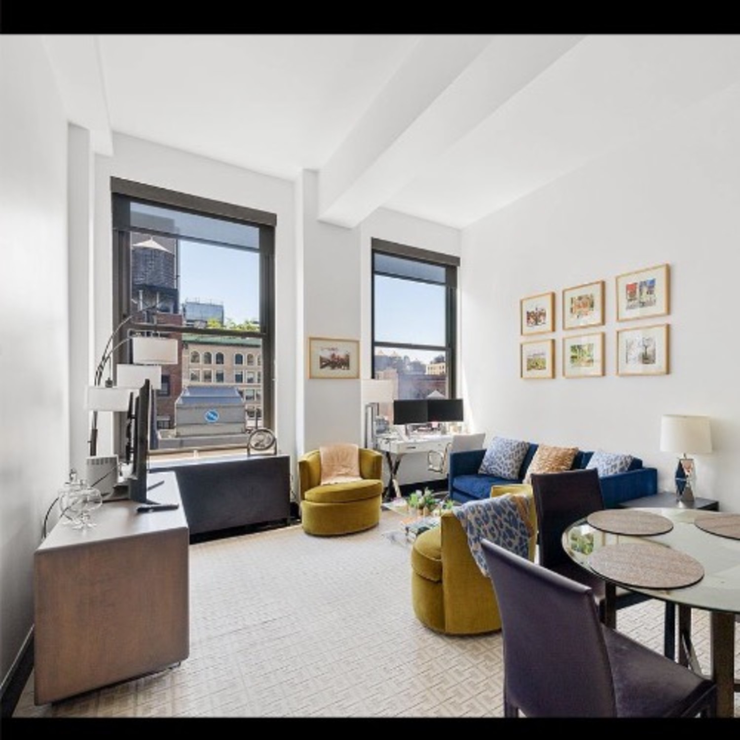 White Fabric Area Rug 10' x 16' - image-6