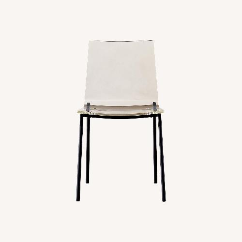 Used CB2 Chiaro Clear Acrylic Dining Chairs for sale on AptDeco