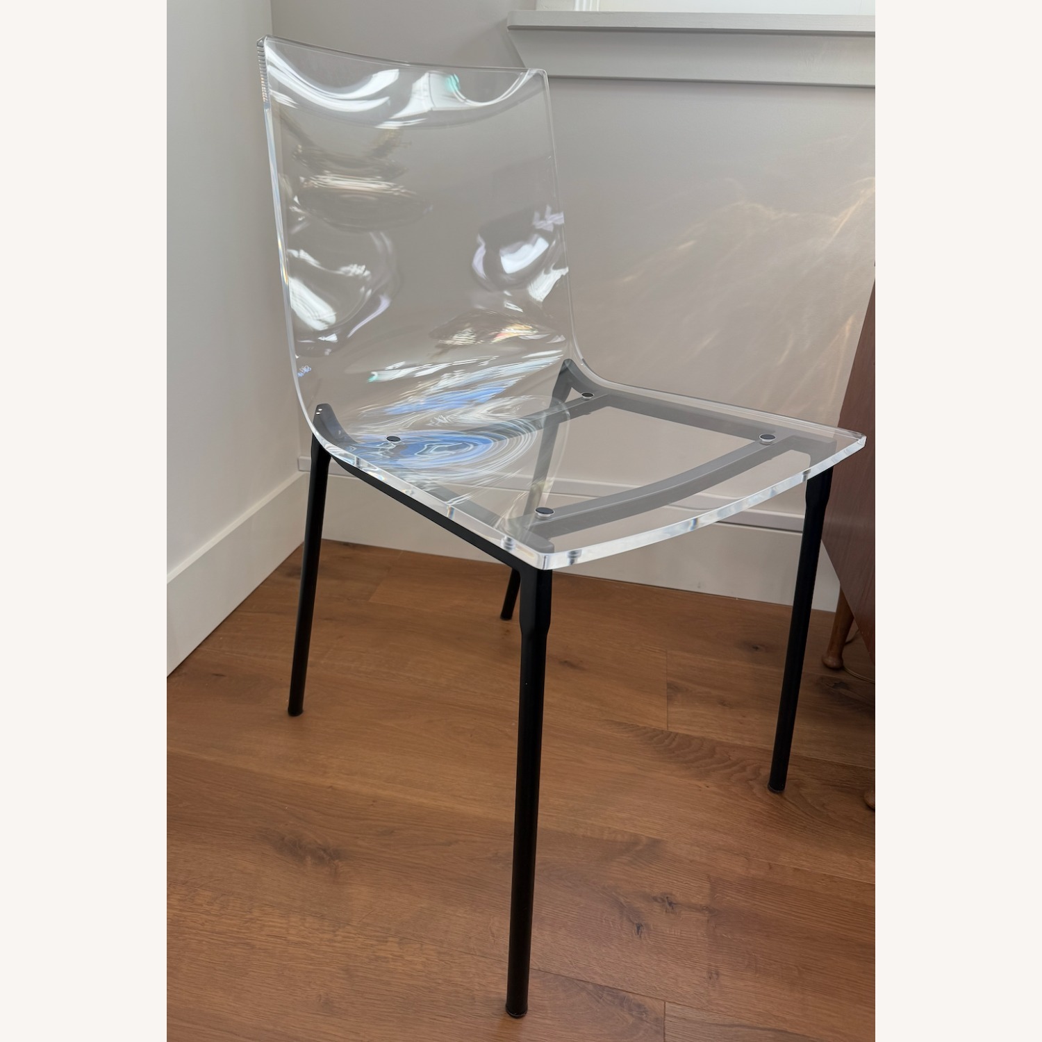 CB2 Chiaro Clear Acrylic Dining Chairs - image-2