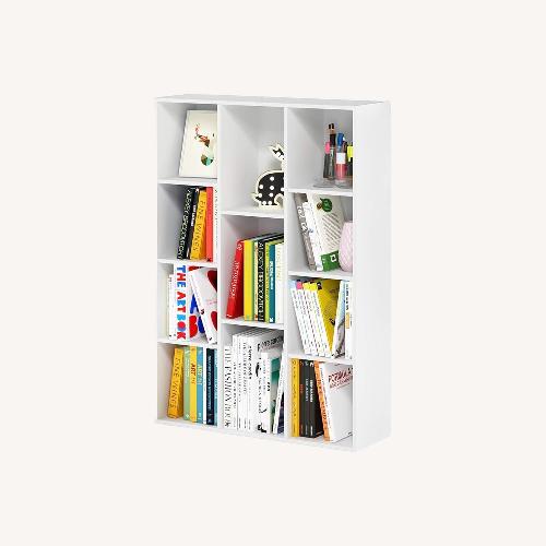 Used White Wood Bookcase for sale on AptDeco