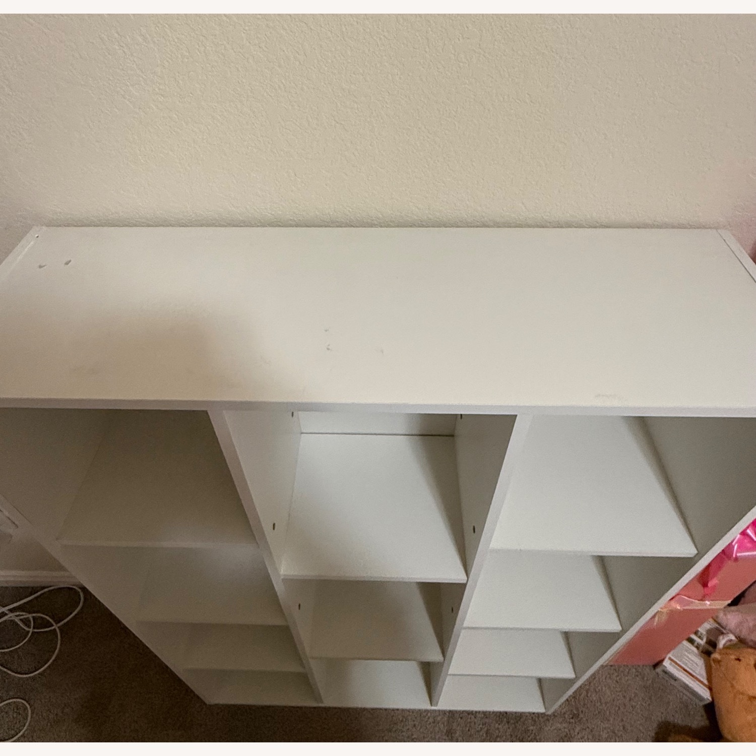 White Wood Bookcase - image-2