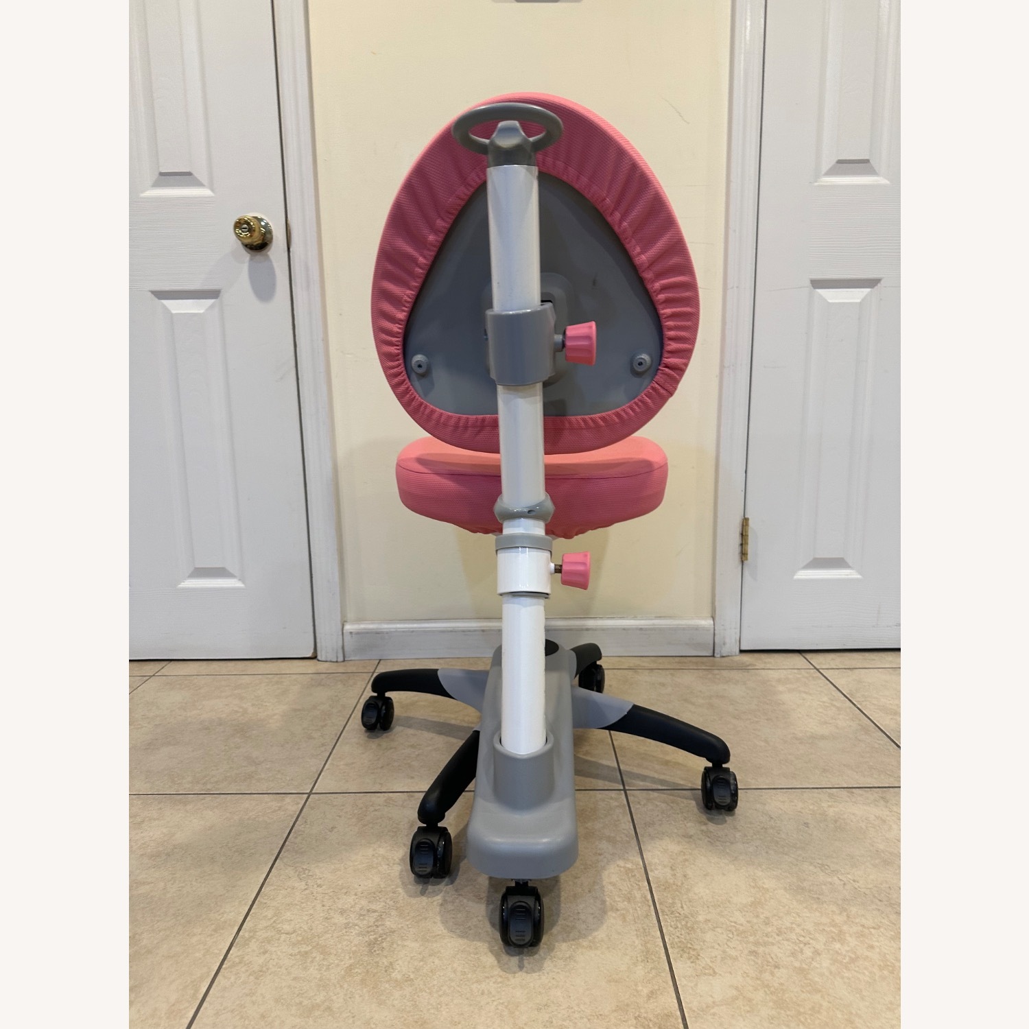 Pink Children Study Chair - image-3