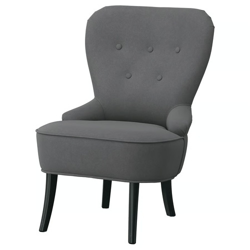 Used IKEA Remsta Dark Gray Accent Chair for sale on AptDeco