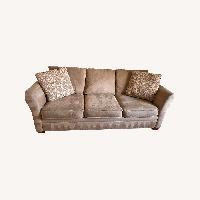 Natural Microsuede Sleeper Sofa